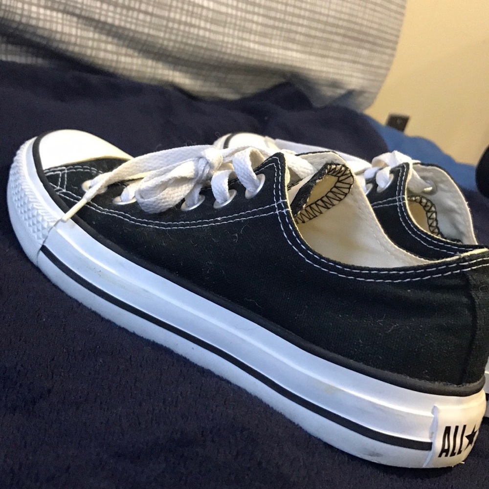 👞⚫️ Used Black & White Converse All⭐️ Star ⚫️👞